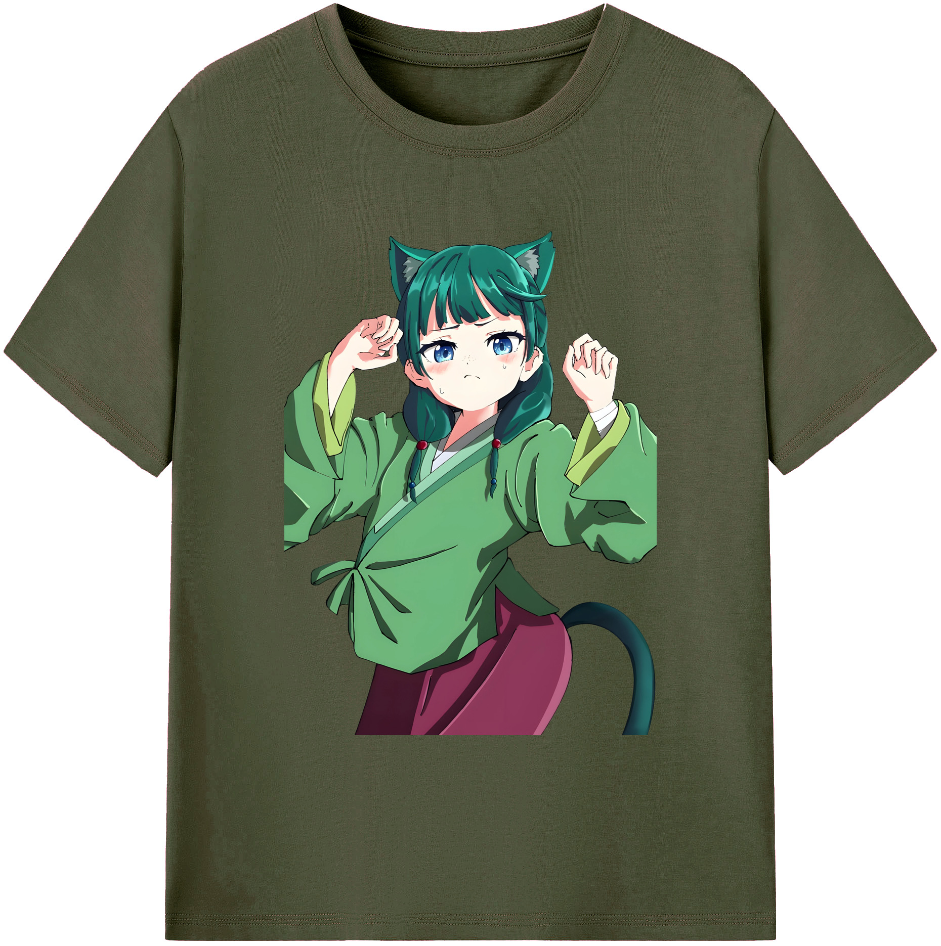 （画像用） 薬屋のひとりごと The Apothecary Diaries 綿100％ メンズ半袖Tシャツ｜肌触りやわらか＆通気性